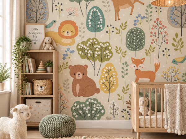 Storybook Grove — Luxury Kids Wallpaper Dubai