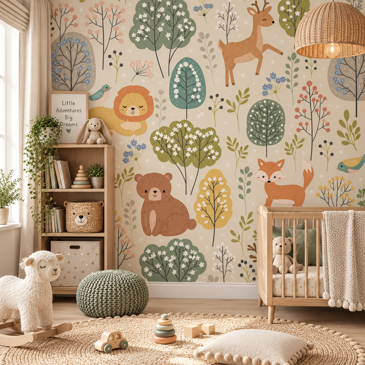 Storybook Grove — Luxury Kids Wallpaper Dubai