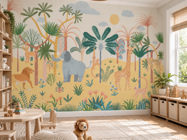 Tropical Tales — Luxury Kids Wallpaper Dubai