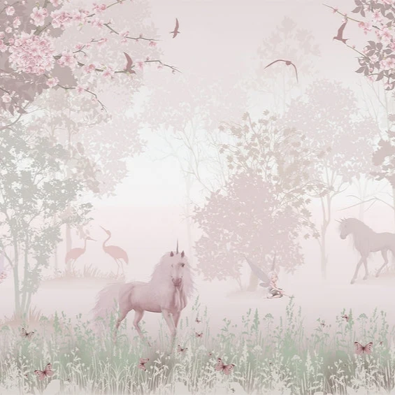Unicorn Meadow — Luxury Kids Wallpaper Dubai - Image 2