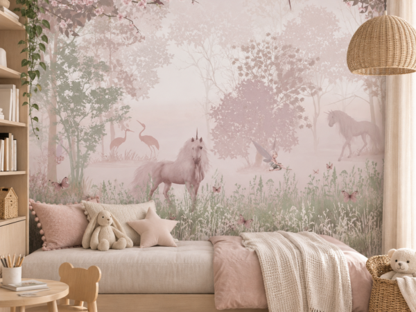 Unicorn Meadow — Luxury Kids Wallpaper Dubai