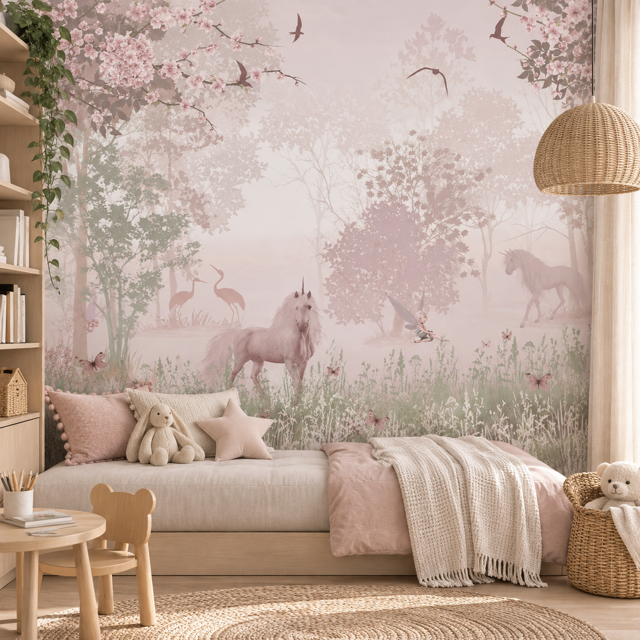 Unicorn Meadow — Luxury Kids Wallpaper Dubai