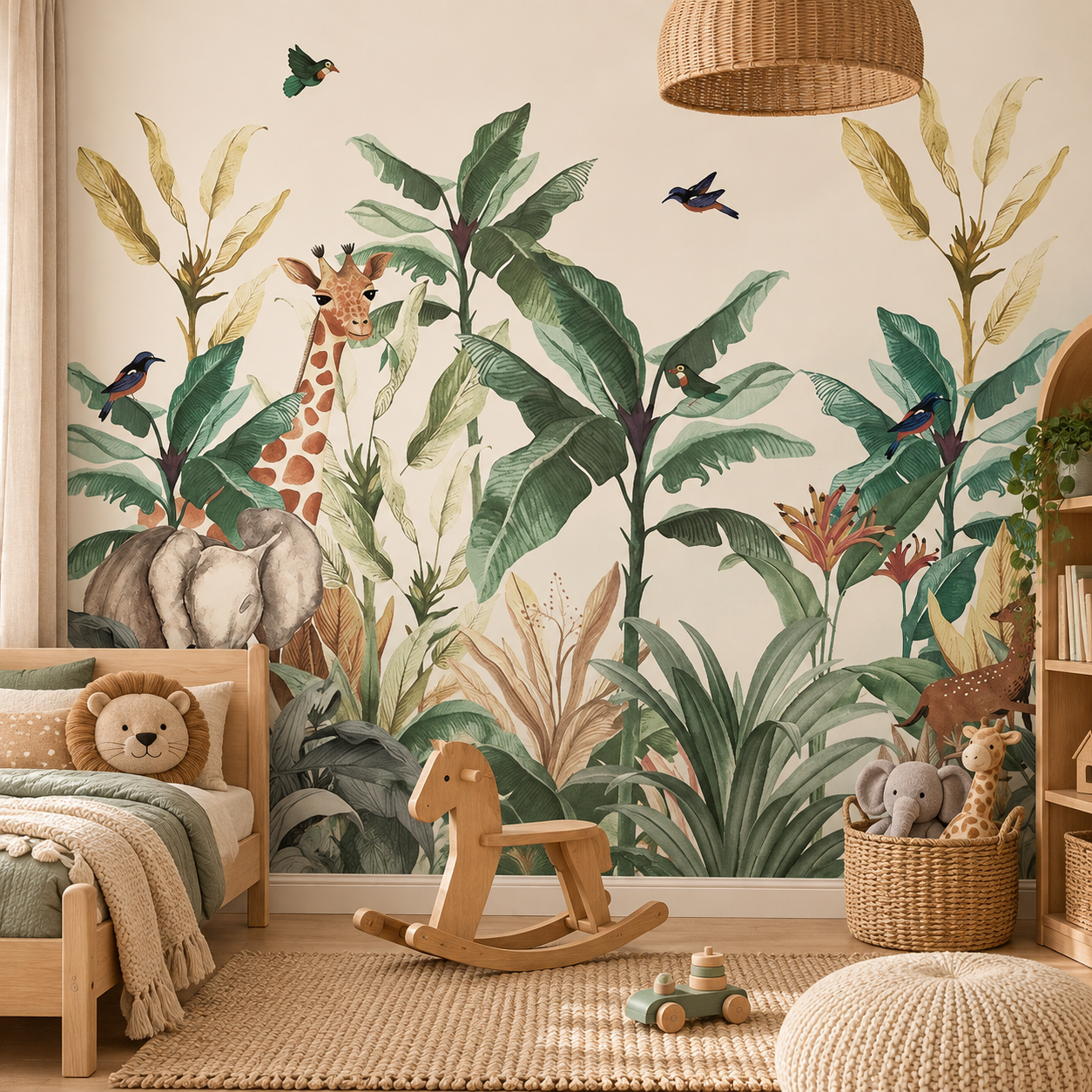 Wild Garden — Luxury Kids Wallpaper Dubai